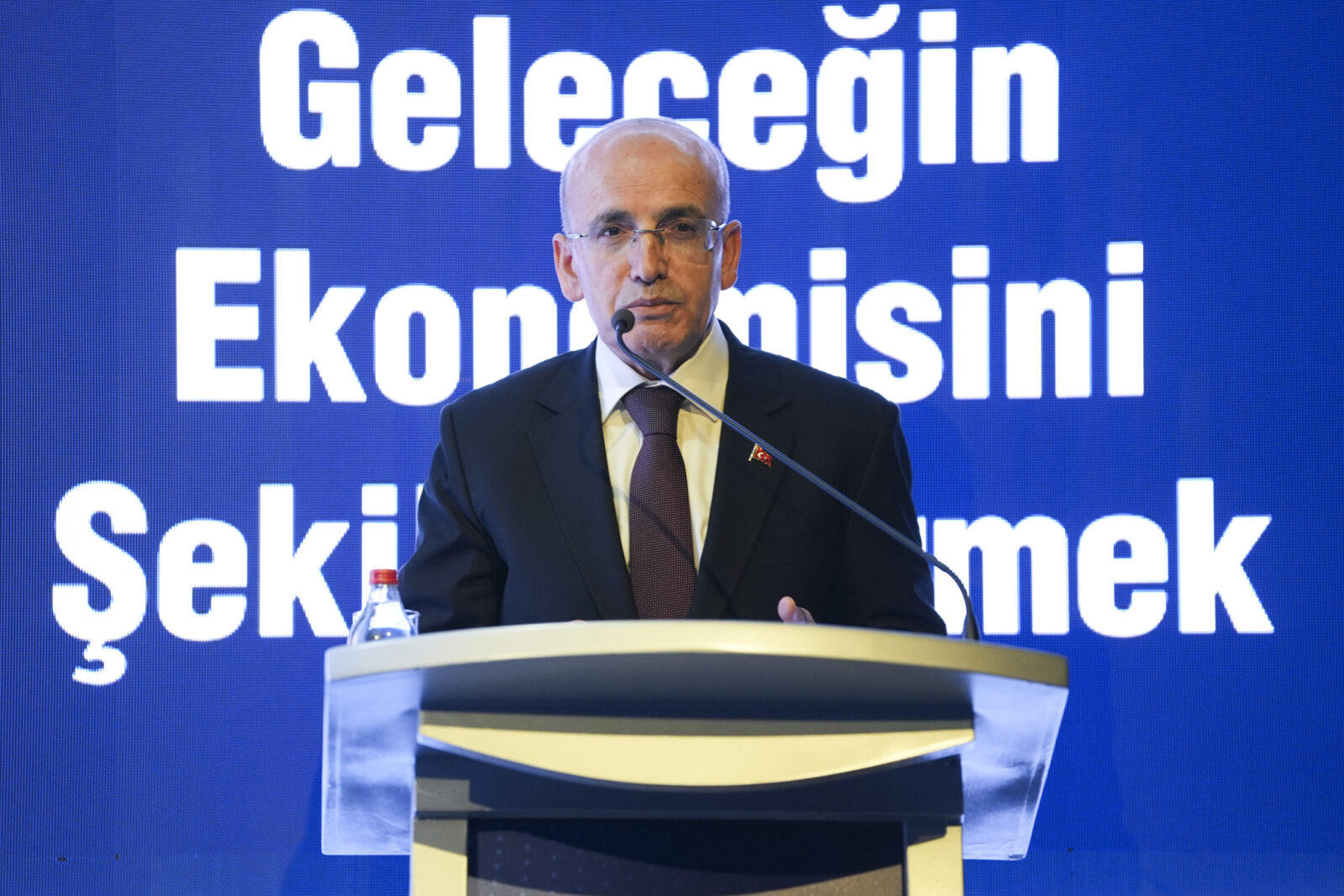 Türkiye's Treasury and Finance Minister Mehmet Simsek delivered a speech at the IICEC Conference, themed 