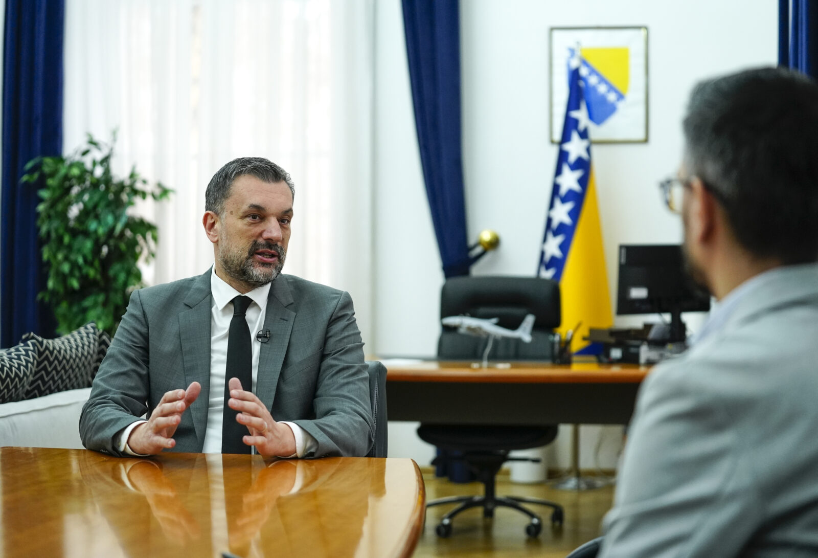 Bosnia and Herzegovina's Foreign Minister Elmedin Konakovic. (AA Photo)