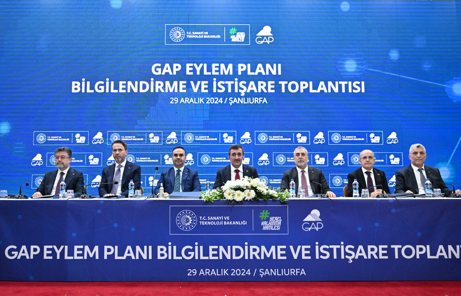 The Southeastern Anatolian Project (GAP) Action Plan Information Meeting is held at the GAP Agricultural Research Institute Directorate building. (AA Photo)