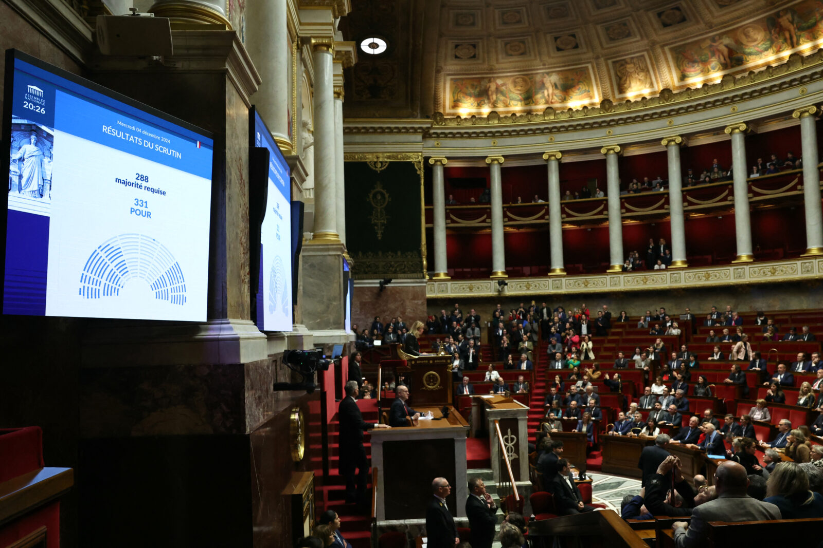 French lawmakers oust PM Barnier