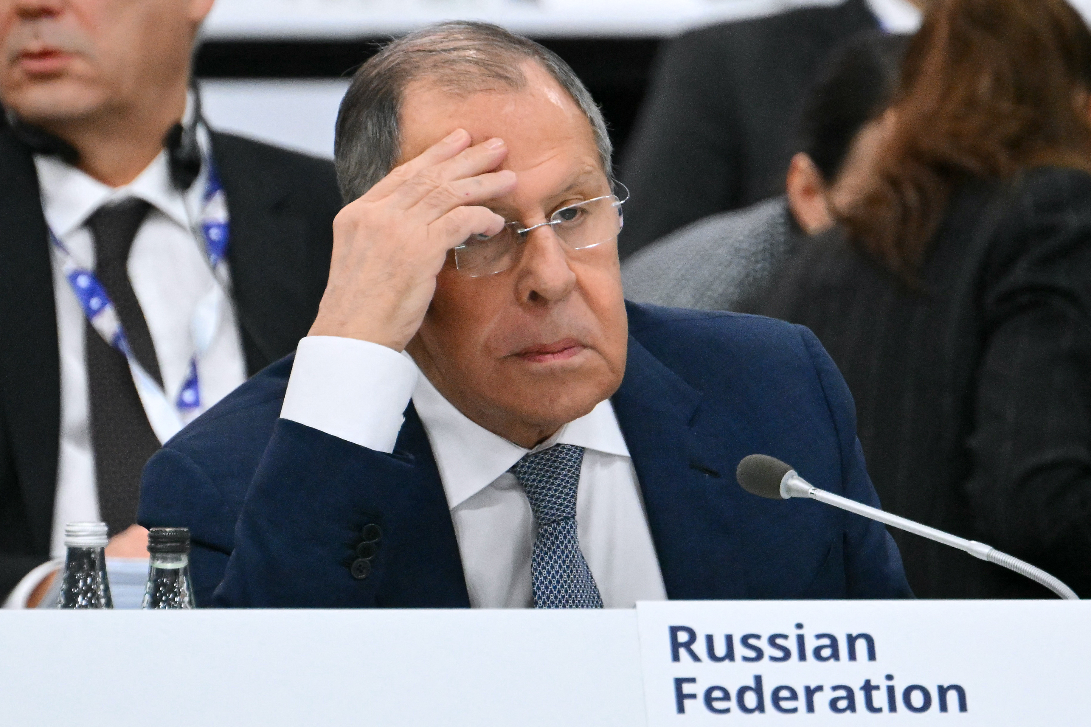 Russia's Lavrov arrives at OSCE meeting in Malta
