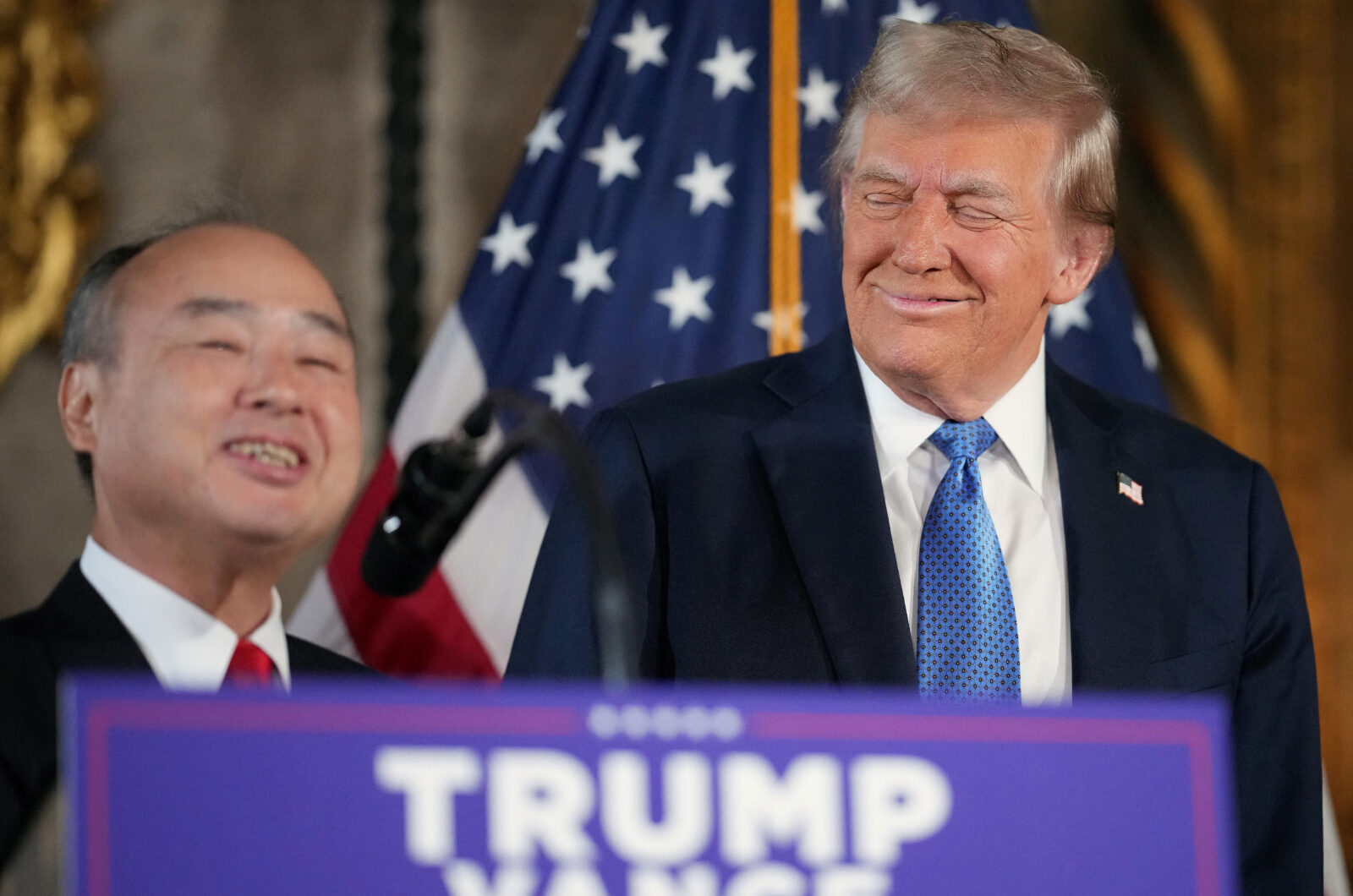 Trump hails SoftBank