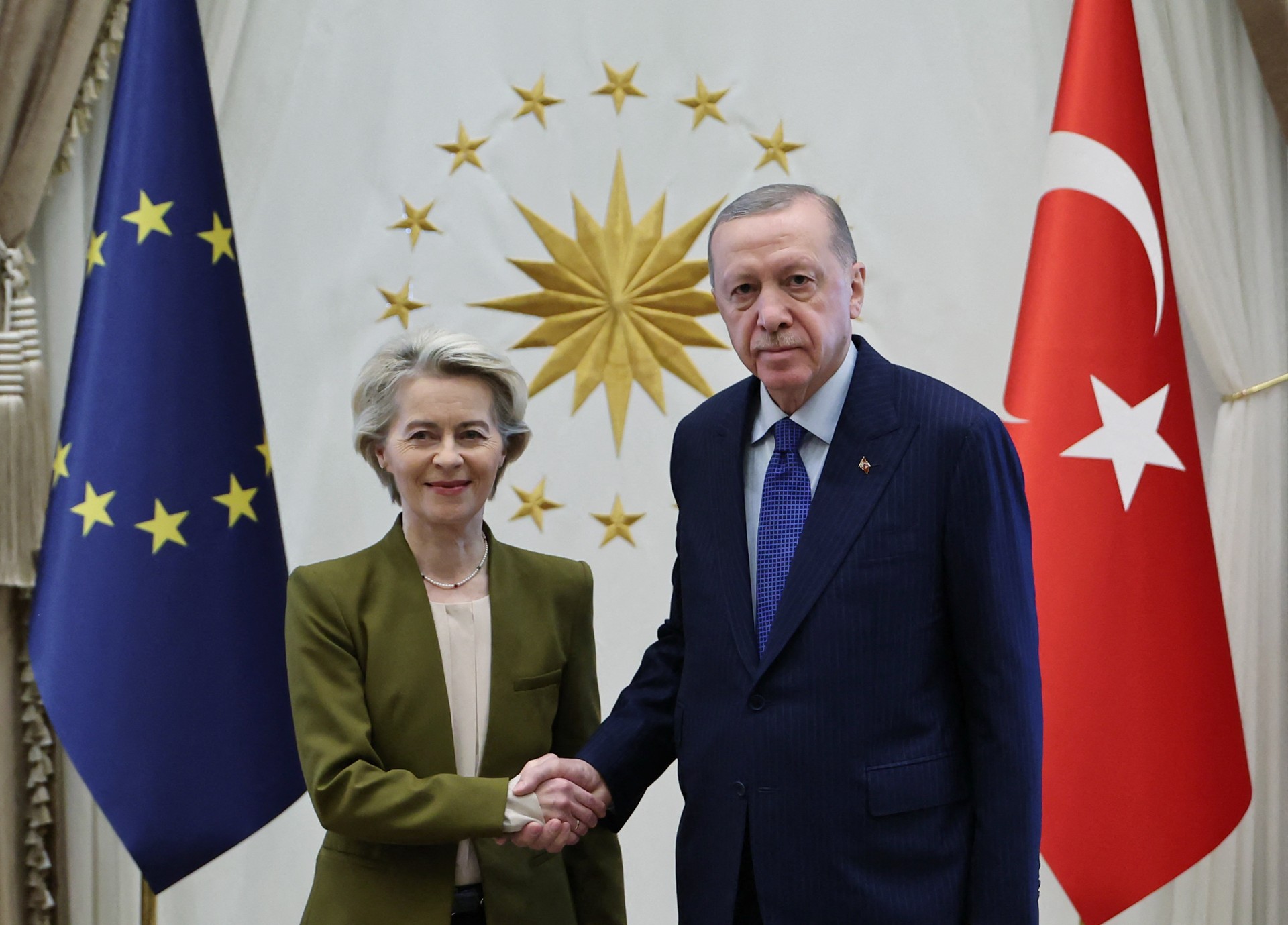 Erdogan, von der Leyen highlight Türkiye’s crucial role in Syria’s reconstruction, fight against terrorism