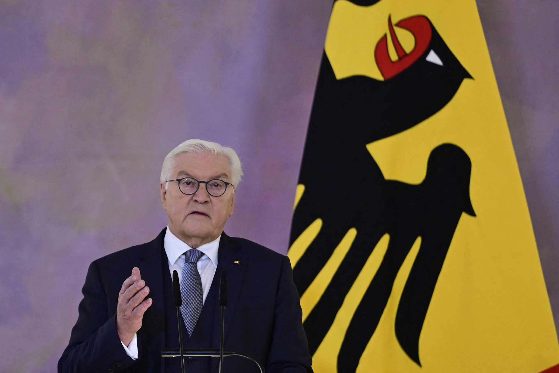 German president dissolves parliament, sets election date as Feb. 23