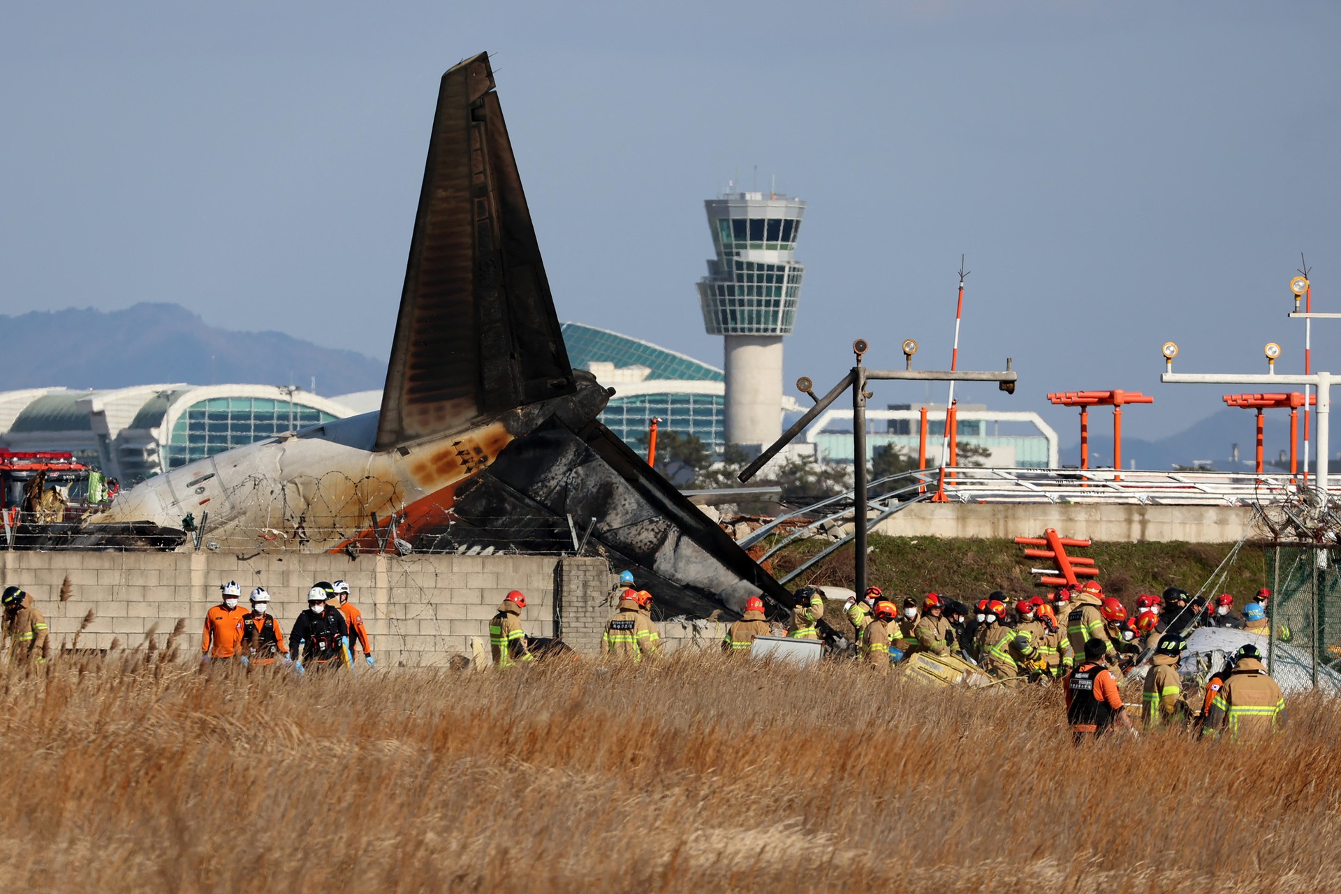 At least 85 dead as plane crashes at Muan International Airport in South Korea