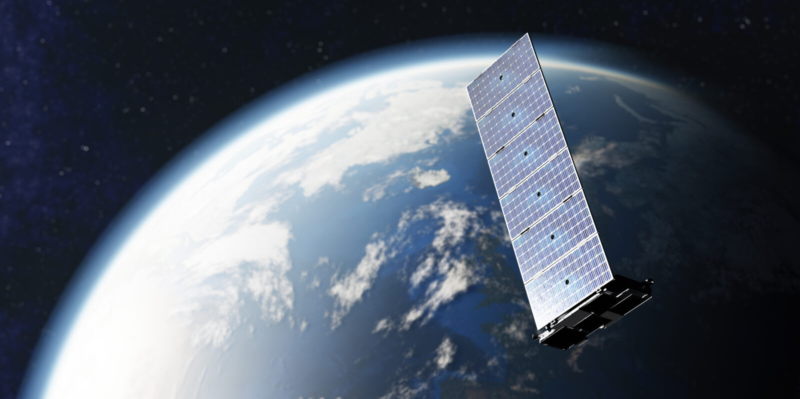 Elon Musk's Starlink satellite in space near Earth. (Adobe Stock Photo)