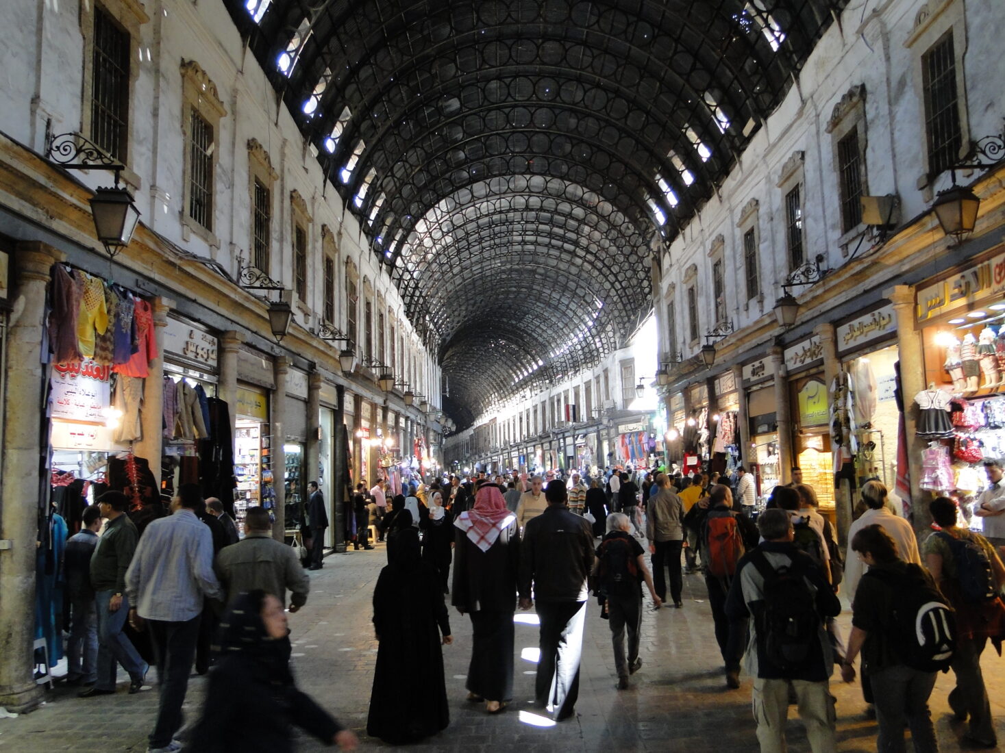 Al-Hamidiyah Souq, Damascus, Syria. (Photo via Wikimedia)