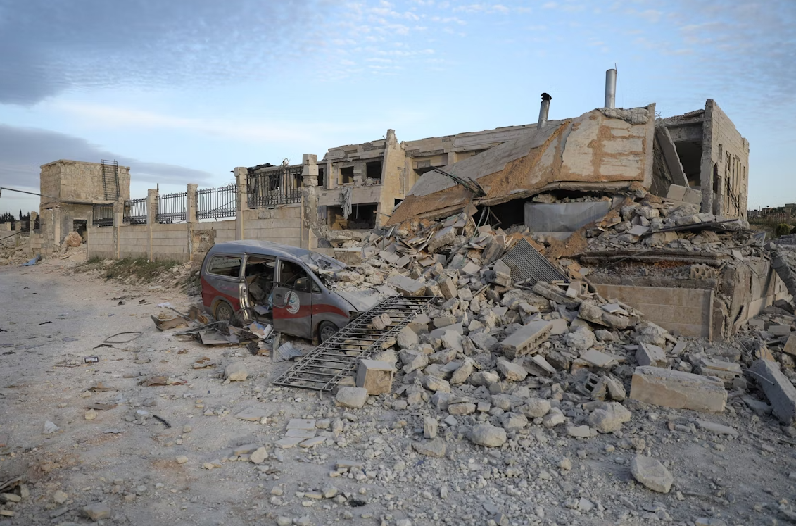 Two hospitals in the Syrian province of Idlib were put out of service by Russian air strikes according to the Syrian Observatory for Human Rights, in Idlib, Syria. (AFP Photo)