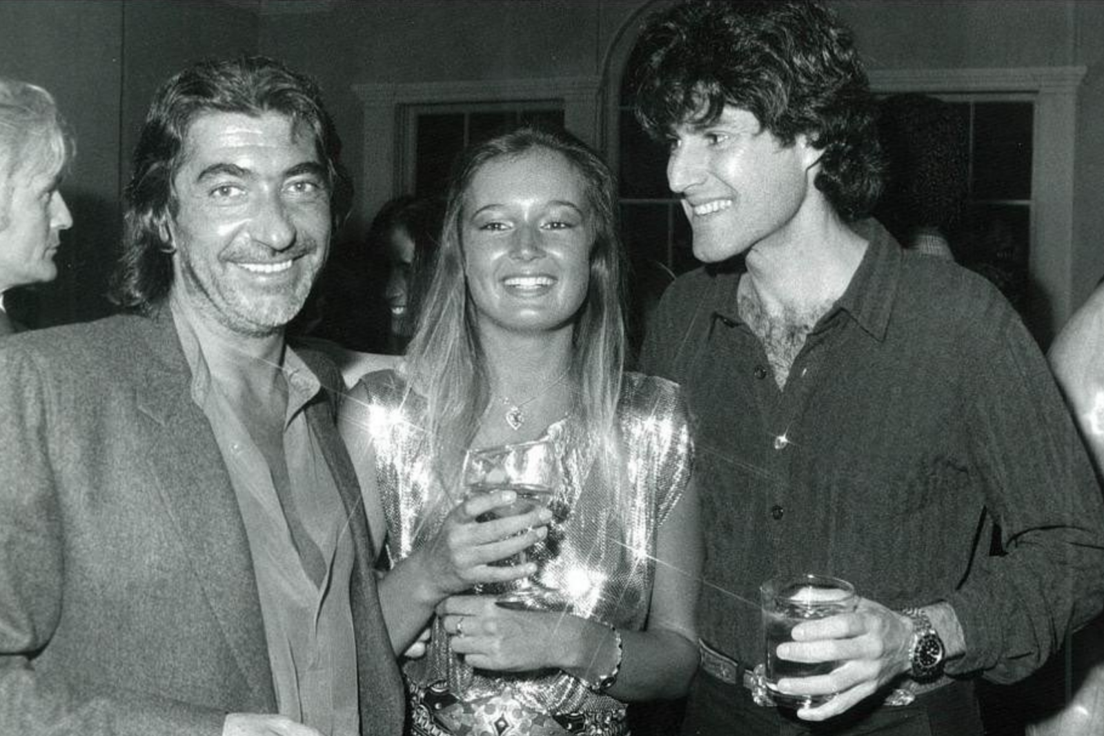Eva Cavalli standing between Roberto Cavalli and Uri Geller, posted on Janurary 17, 2021. (Photo via Instagram / @eva_cavalli)
