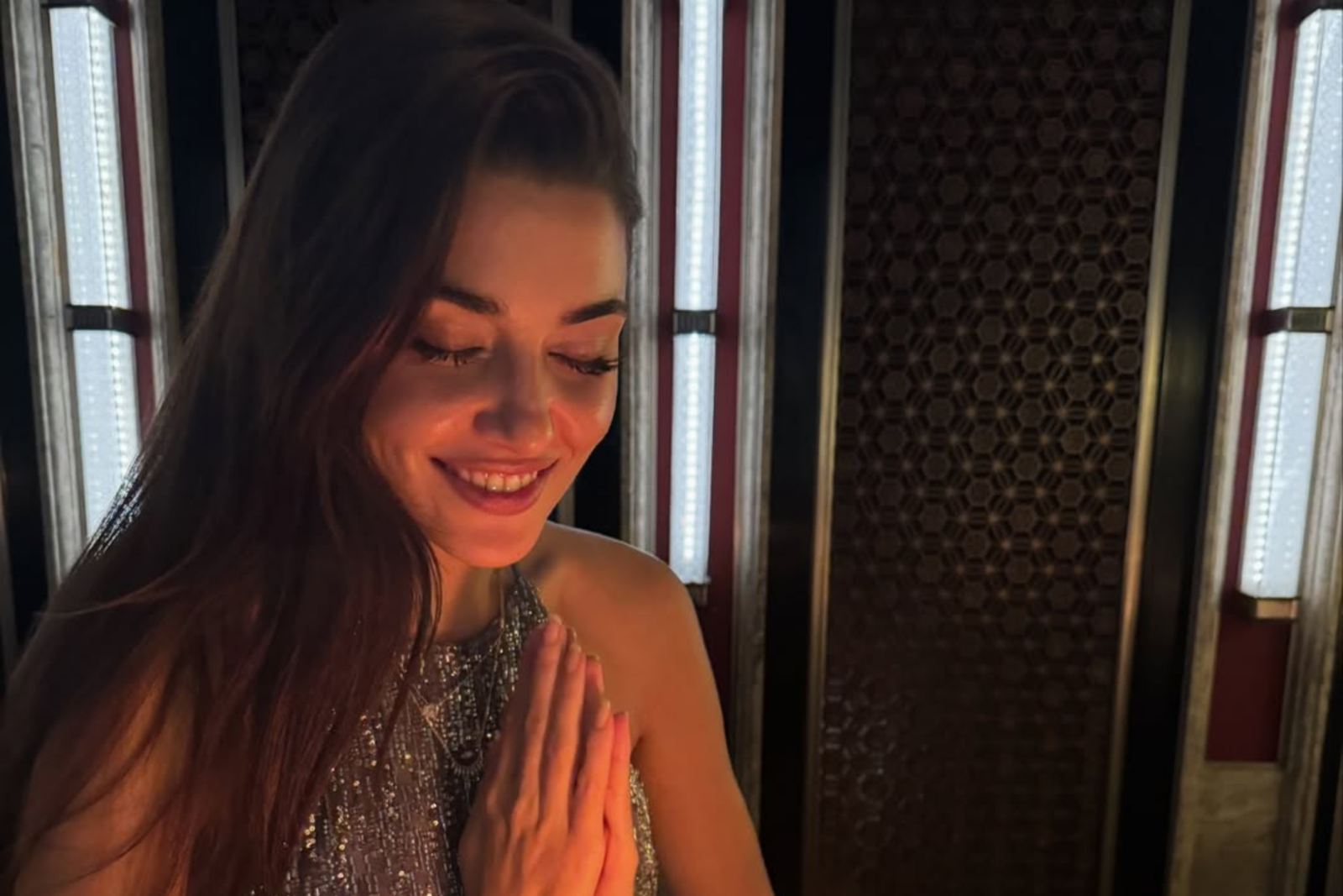 Hande Ercel celebrates her birthday with her partner Hakan Sabanci, November 24, 2024. (Photo via Instagram / @handemiyy)