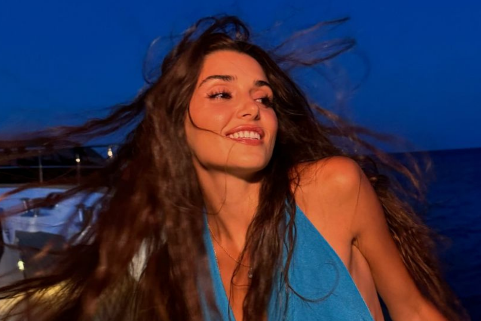 Hande Ercel spends her holiday in Mykonos, Greece, July 29, 2024. (Photo via Instagram / @handemiyy)