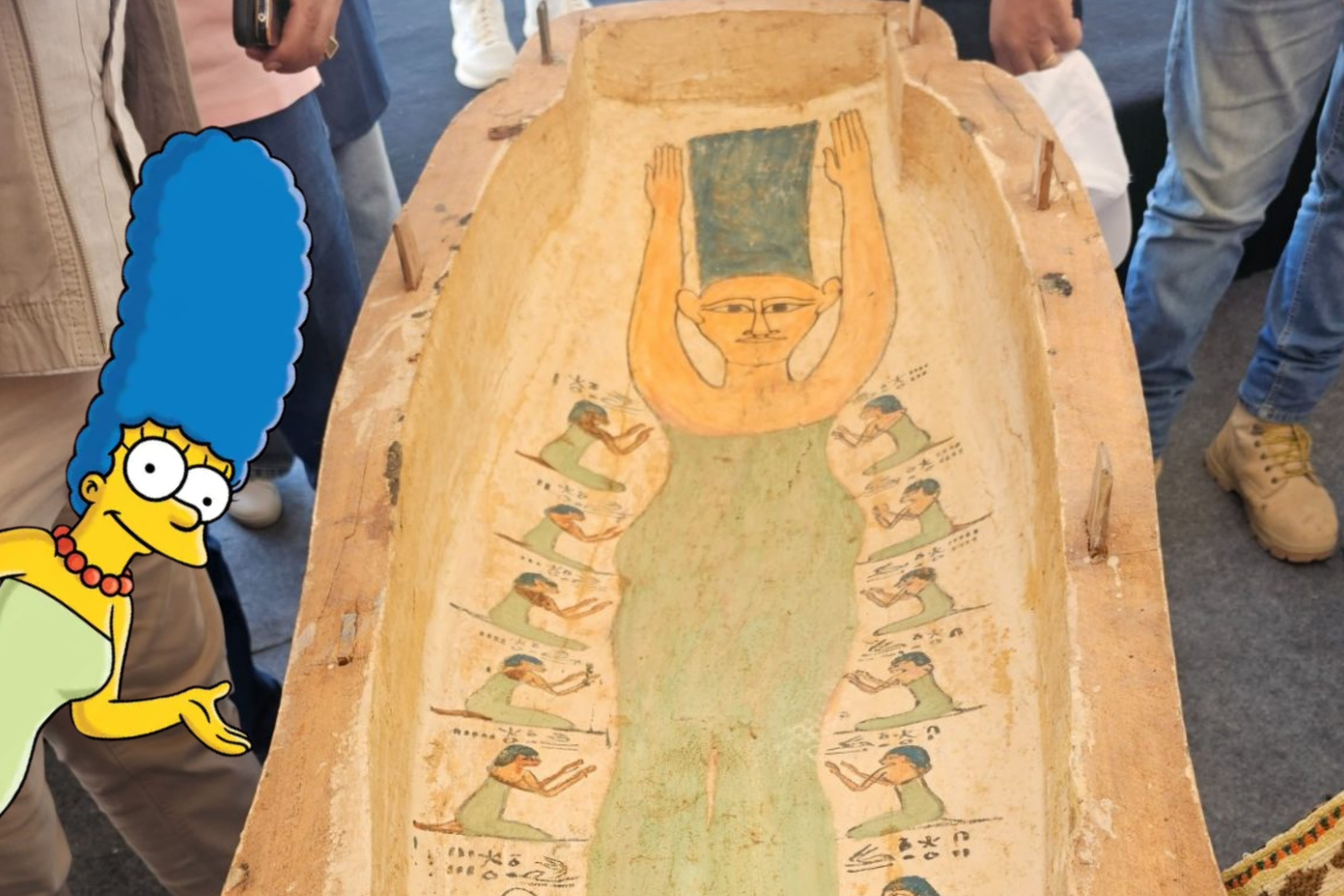 3,000-year-old tomb in Egypt sparks Marge Simpson comparison online
