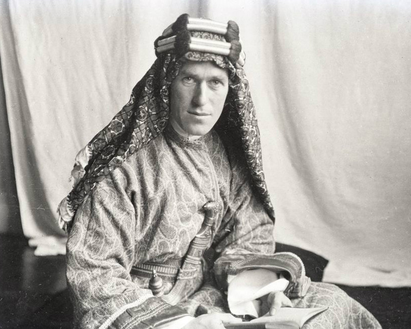 Lieutenant Colonel Thomas Edward Lawrence, 1919 (Photo by Lowell Thomas)