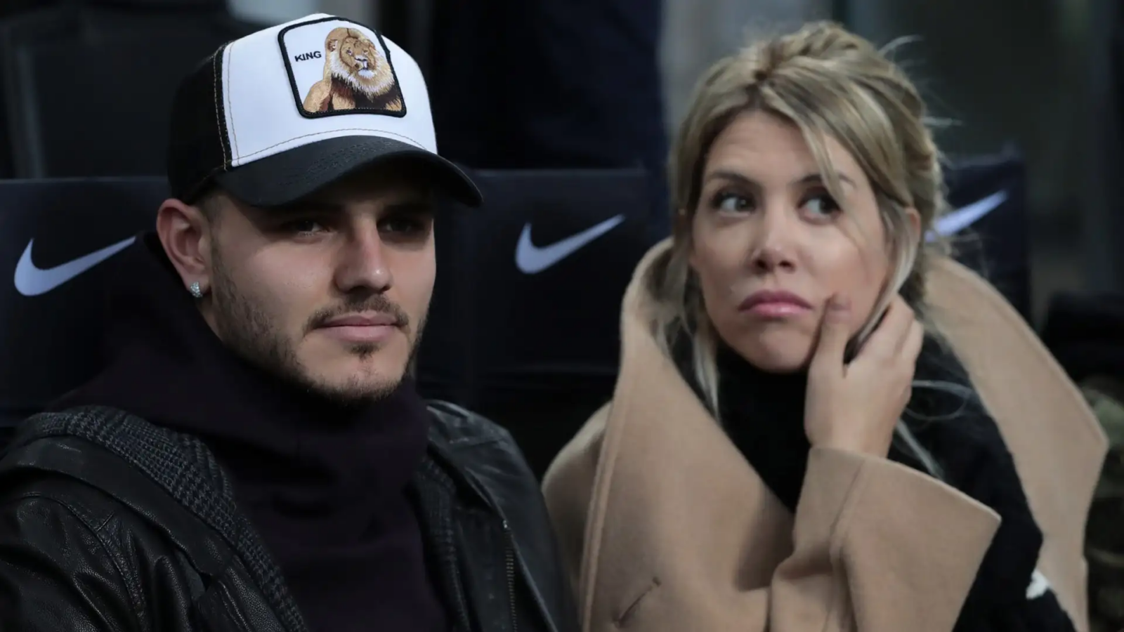 Mauro Icardi and Wanda Nara's divorce continues to attract attention, Italy, Feb. 21, 2019. (Photo via X)