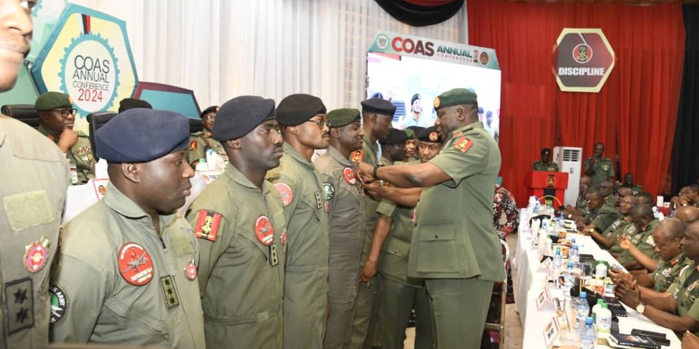 A photo from the ceremony in Nigeria. (thewhistler Photo)
