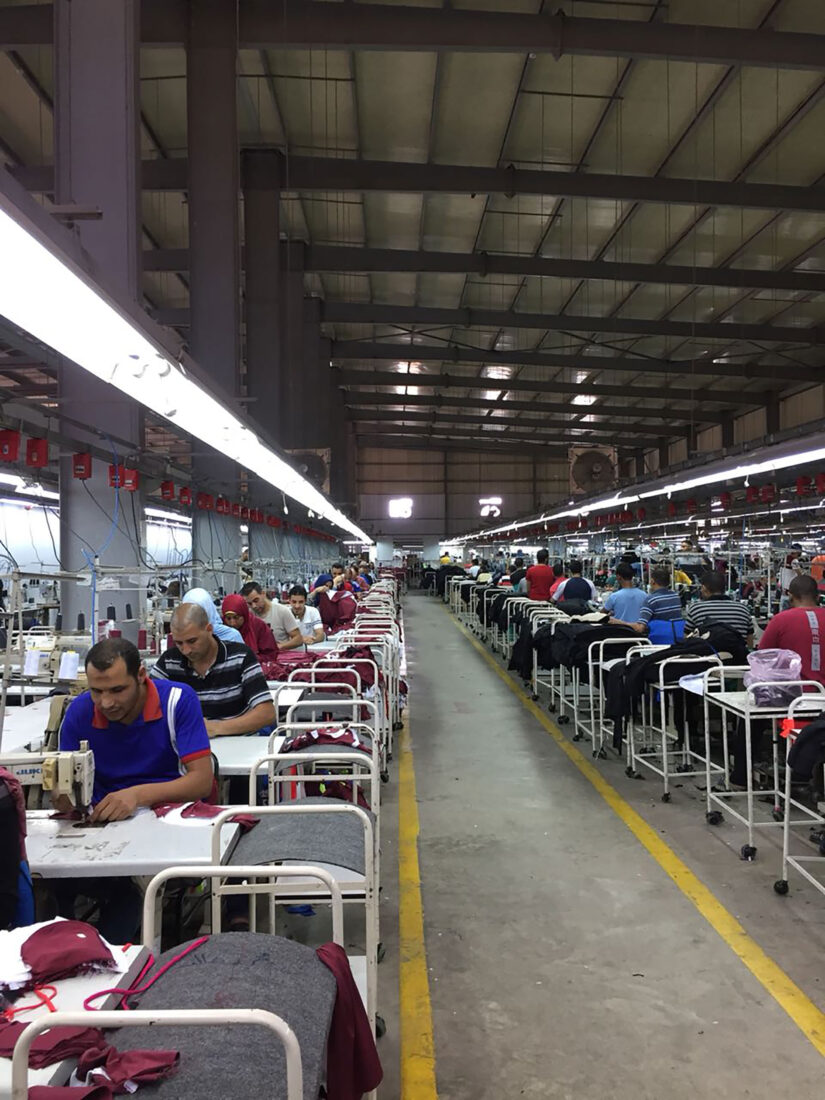 Sahinler Holding's ready-to-wear plant in Alexandria, Egypt. (Photo via sahinler.com.tr)