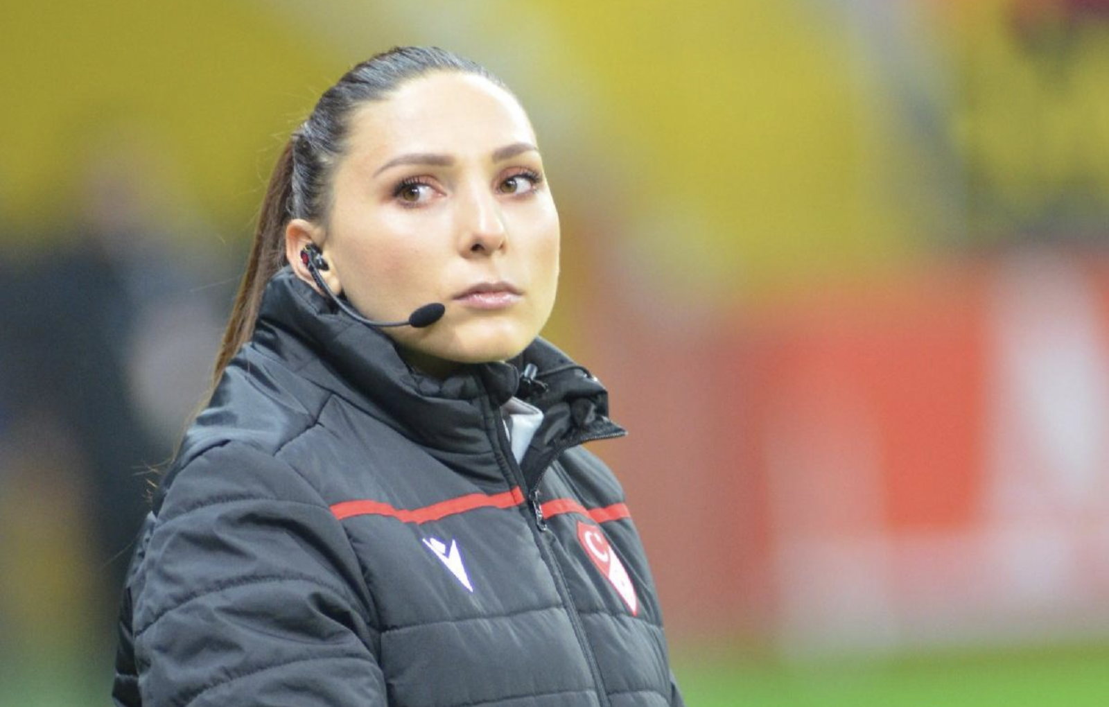 FIFA 1st Category referee, Gamze Durmus Pakkan's removal from the FIFA list due to pregnancy has caused backlash, December 20, 2024. (Photo via X)