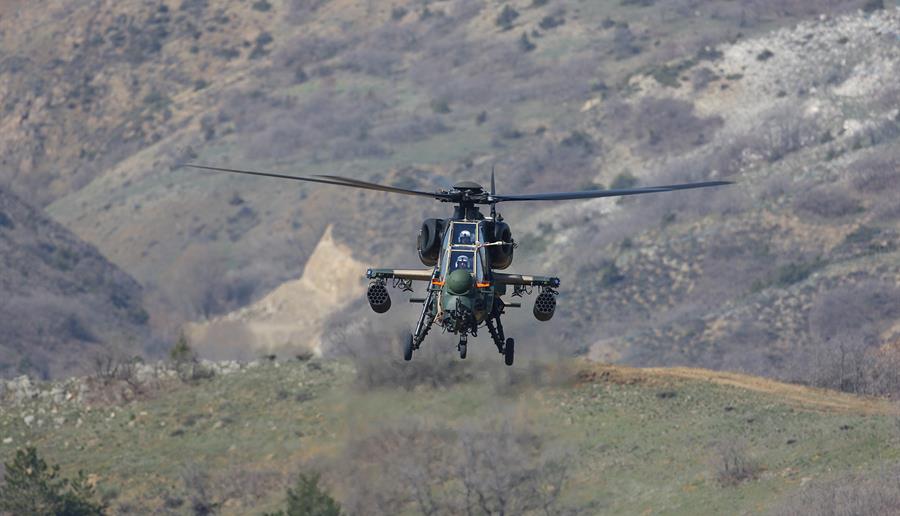 Turkish Aerospace Industries (TAI) T129 Atak helicopter. (TAI Photo)