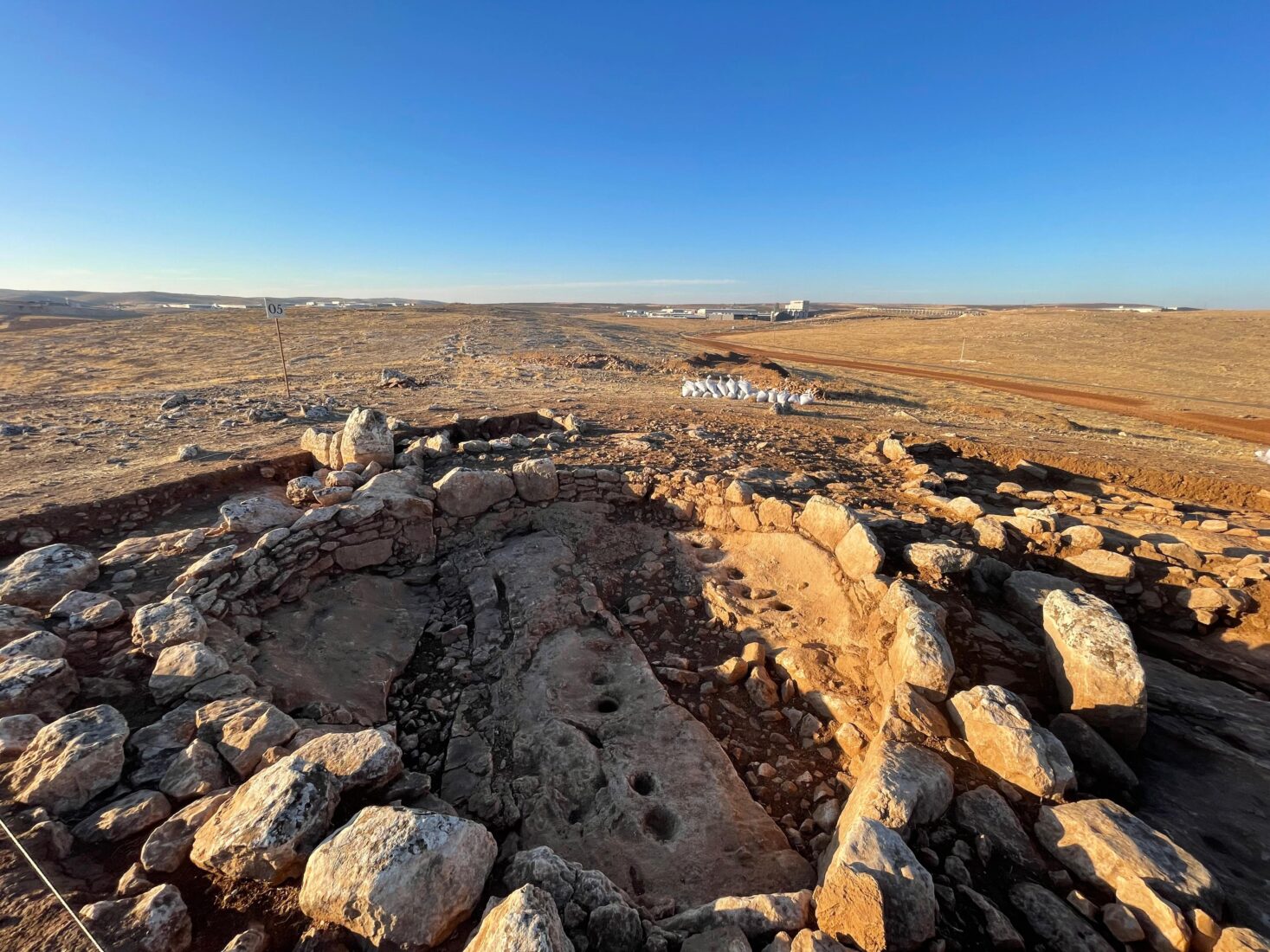 The structures at Cakmaktepe, Sanliurfa, Türkiye, Nov. 5, 2024. (Photo via Koray Erdogan/Türkiye Today)