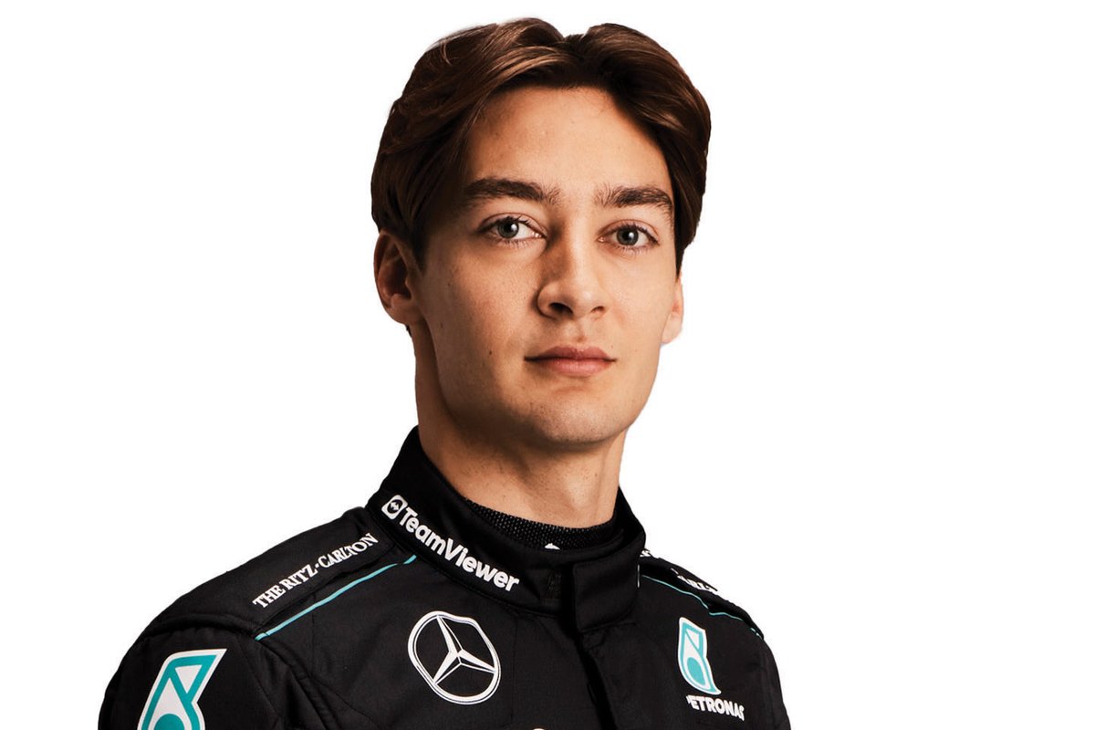 Mercedes racer, George Russell
