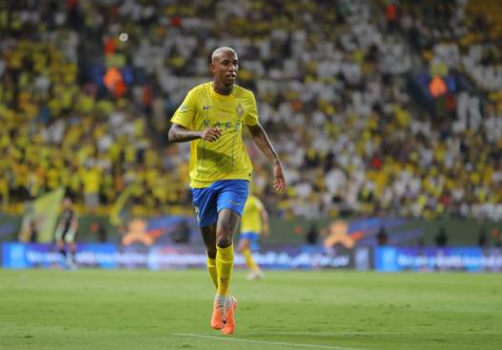 Talisca on the pitch during the 9th week of the Saudi Arabian Pro League as Al-Nassr hosts Abha at Alawwal Park Stadium in Riyadh, Saudi Arabia, on Oct. 6, 2024. (AA Photo)