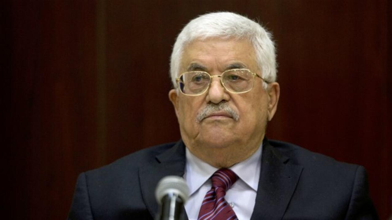 Palestinian president rejects forced displacement and 