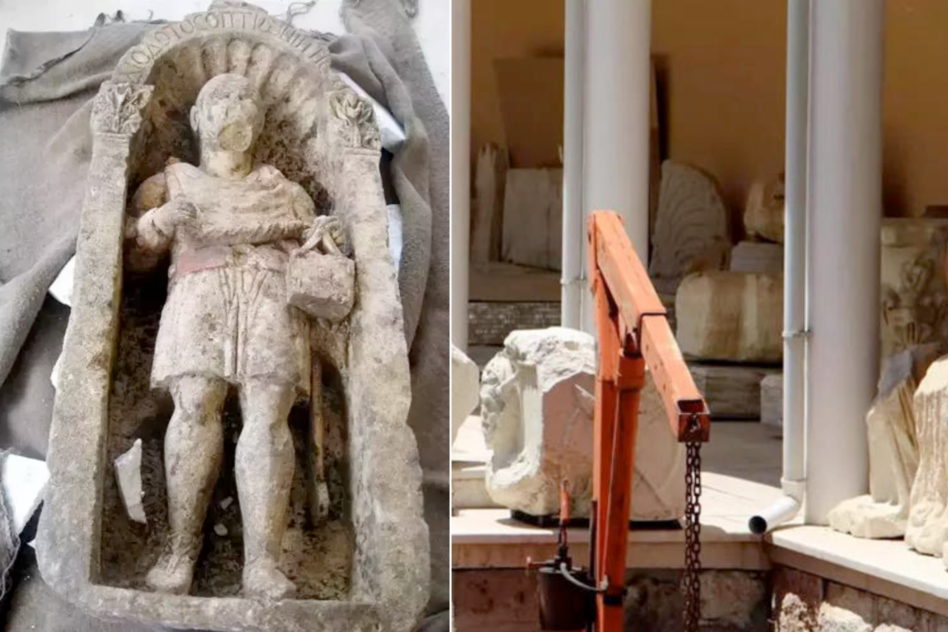 1500-year-old priest statue allegedly given as wedding gift in Türkiye