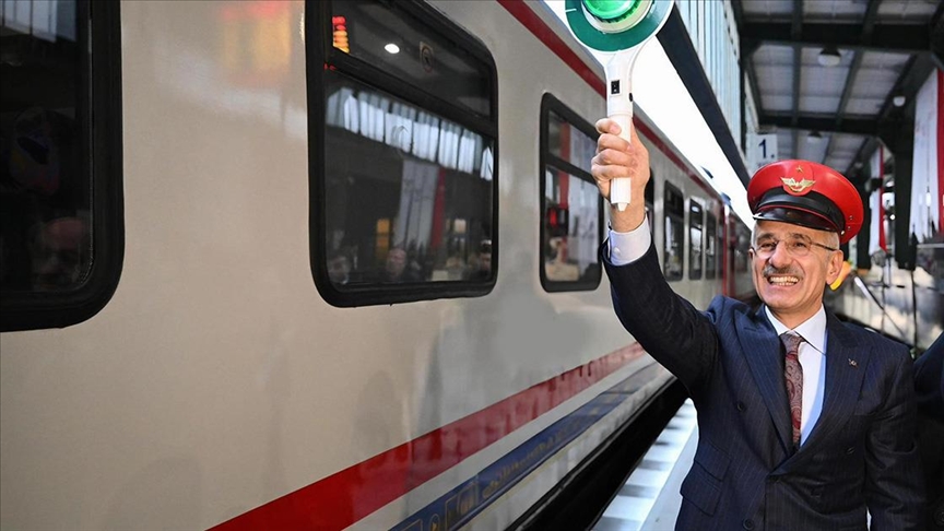 Minister of Transport and Infrastructure of Türkiye announced that Touristic Eastern Express (Dogu Ekspresi) will run between Dec. 23 and March 2, Türkiye, Dec. 19, 2024. (Photo via AA)