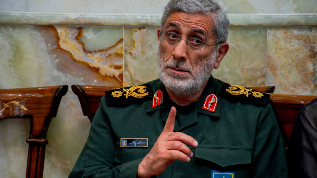 Iran’s Quds Force Commander Esmail Qaani (AFP Photo)