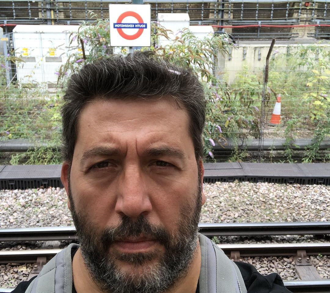 Turkish actor Emre Kinay posts a photo from South Kensington Station, London, United Kingdom, Sept. 18, 2018. (Photo via Instagram / @emrekinay)