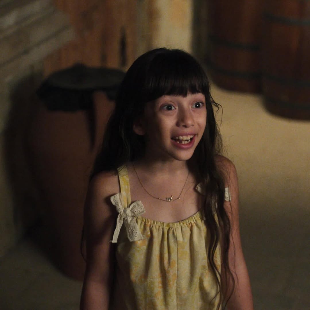 Turkish actor Eda Erman potrays the little girl exploring the fairytale world in 