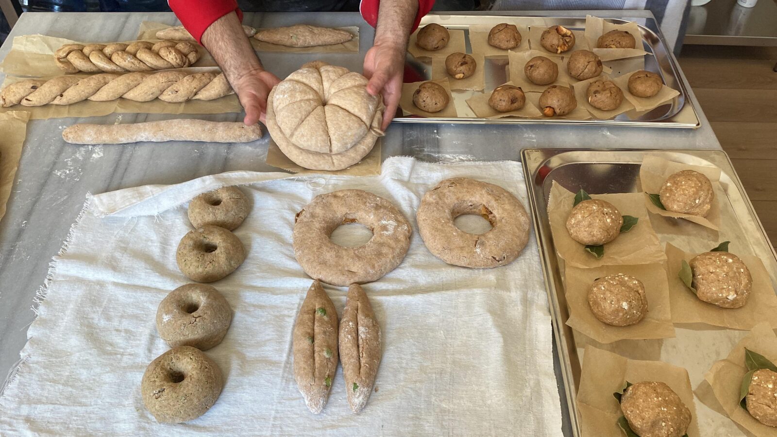 Recreated versions of ancient breads as part of an experimental project, Yozgat, Türkiye, July 12, 2024. (Photo via <a href=