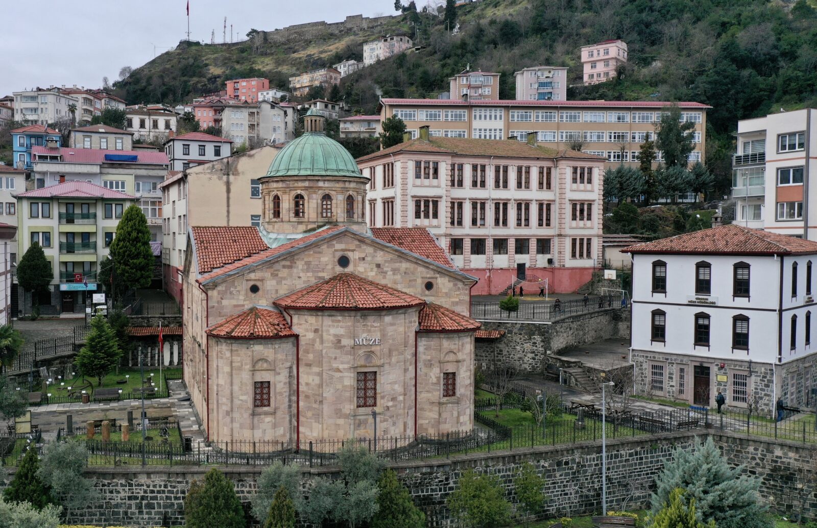 Exterior view of Giresun Museum, Giresun, Türkiye, Jan. 16, 2025. (AA Photo)