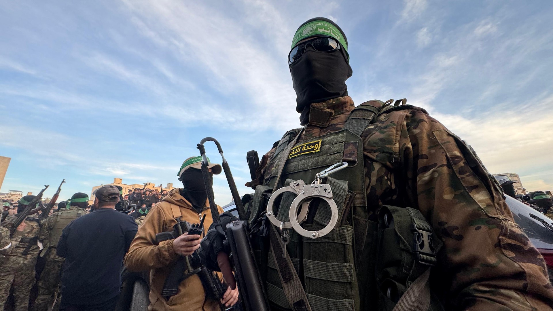 Hamas hands over 3 female Israeli captives to Red Cross under Gaza cease-fire deal
