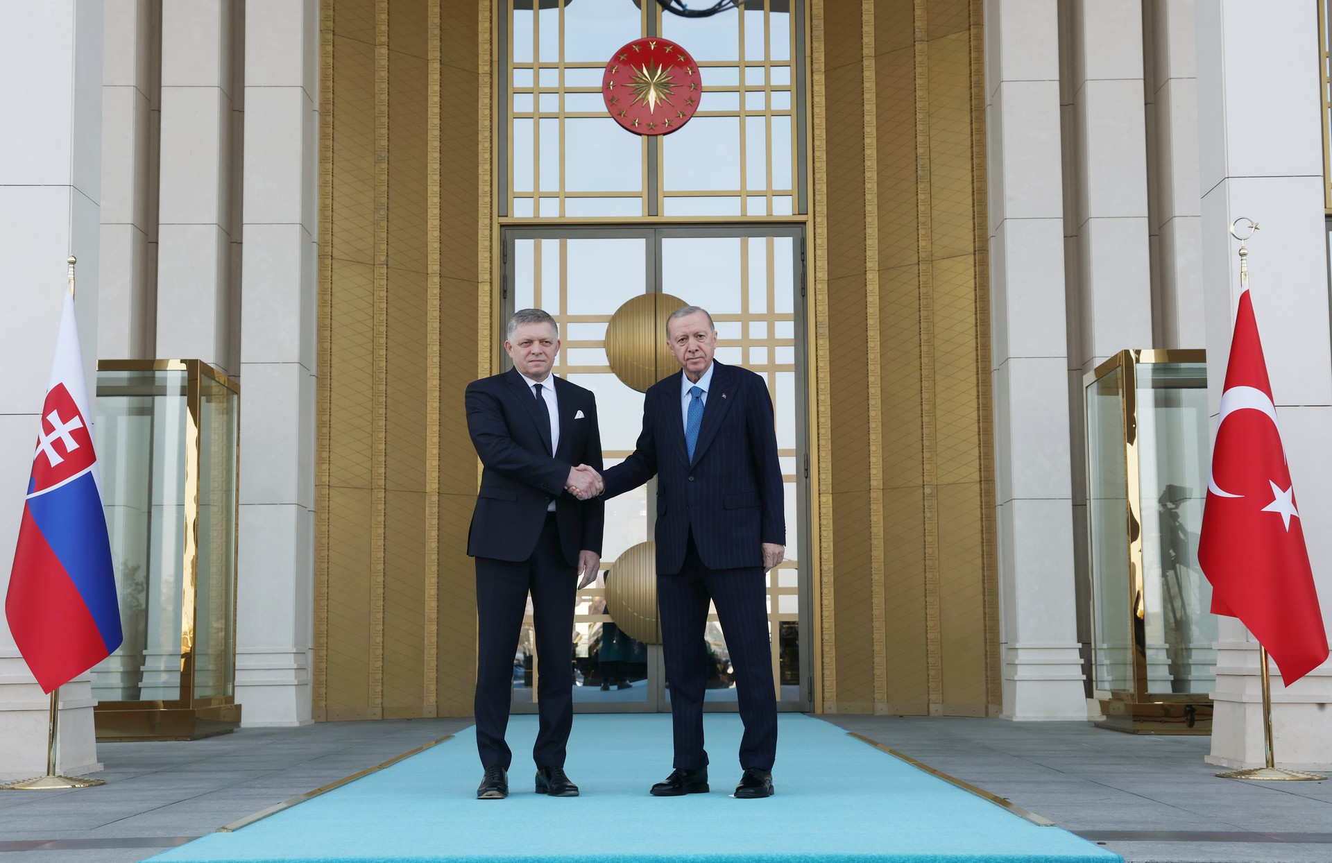 Erdogan, Slovak PM Fico meet in Ankara for diplomatic summit