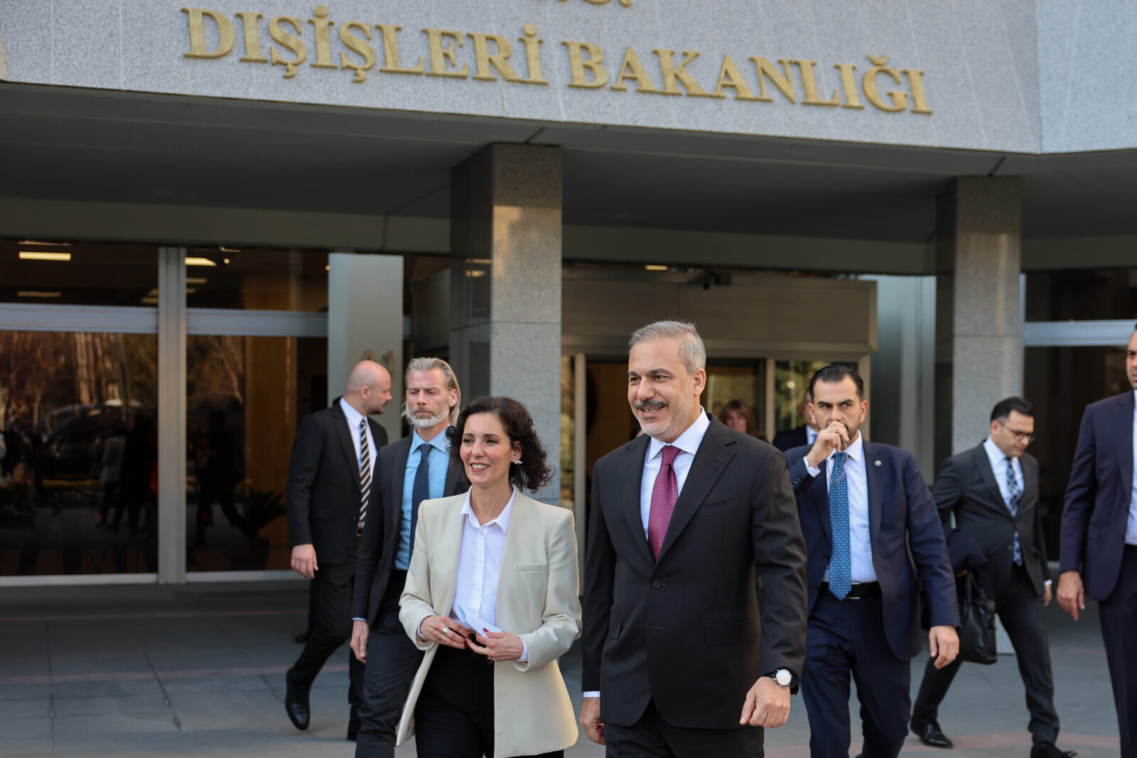 FM Fidan, EU Commissioner Lahbib discuss Syria recovery, Türkiye-EU cooperation