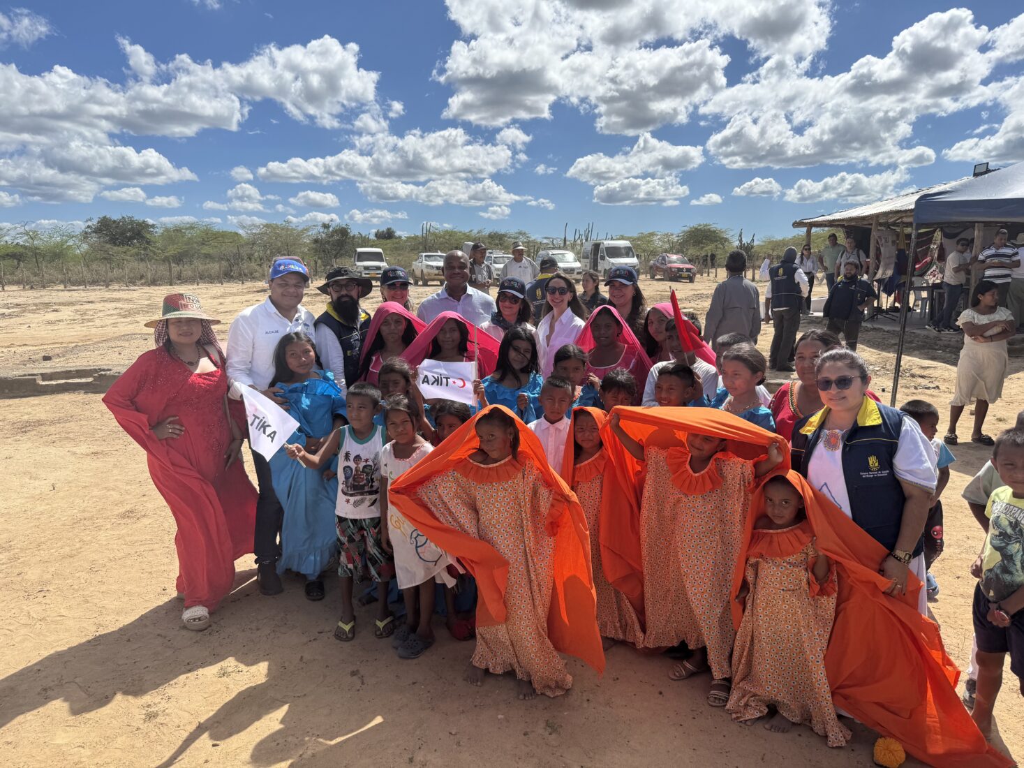 Following the flood disaster in Riohacha, Colombia, in November 2024, Türkiye's Turkish Cooperation and Coordination Agency (TIKA) carried out relief efforts, January 21, 2025. (AA Photo)