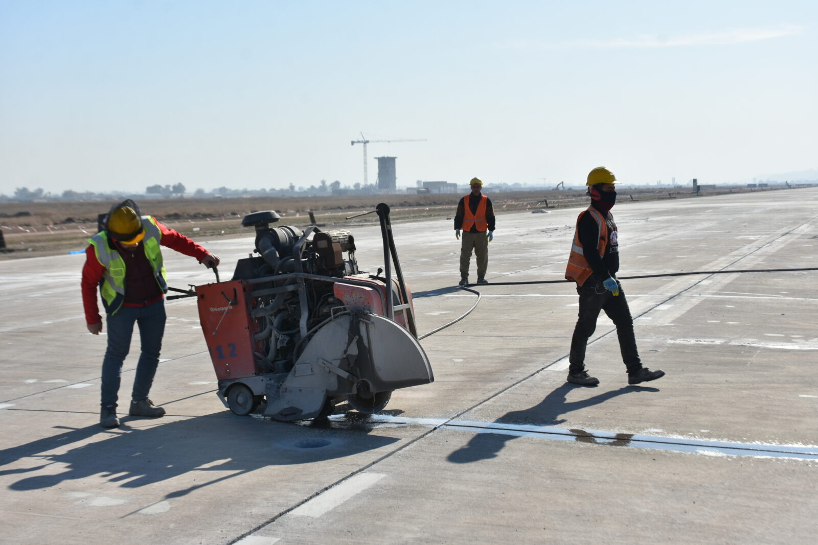 The Mosul International Airport, built by Turkish companies in Mosul, which was destroyed by the invasion of the terrorist organization Daesh. (AA Photo)