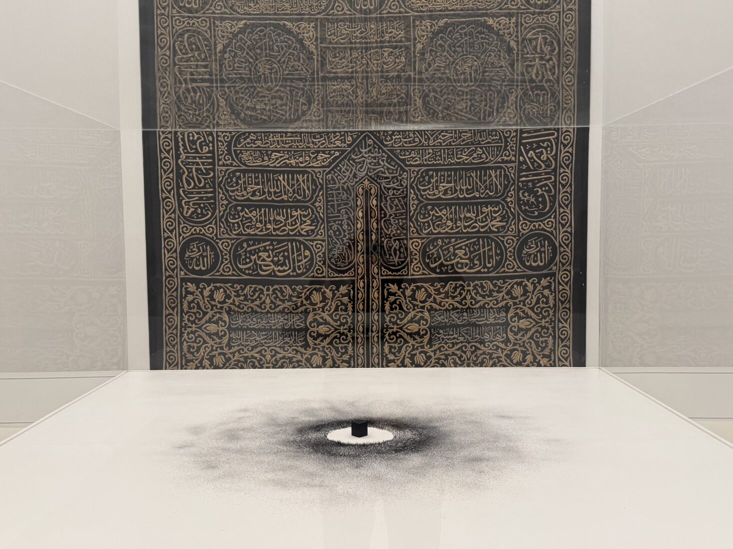 A view of the second edition of the ‘Biennial of Islamic Arts’ organized by the Diriyah Biennial Foundation, established to support art and culture King Abdulaziz International Airport in Saudi Arabia on Jan. 24, 2025. (AA Photo)