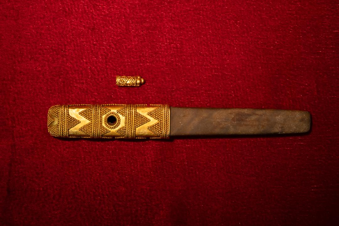 In Kazakhstan's Atrau region, located in the Caspian Sea area, archaeological excavations at Sarmatian-era burial sites have uncovered artifacts dating back centuries. The artifacts were first displayed at the Atrau Regional History Museum in an exhibition held on Jan. 27, 2025. (AA Photo)