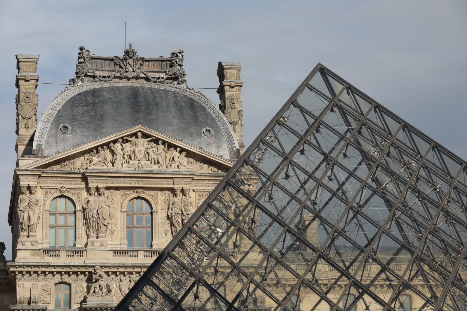 People visit the Louvre Museum, which is facing a major crisis due to overcrowding, aging infrastructure and increasing logistical problems, in Paris, France, January 27, 2025. (AA Photo)