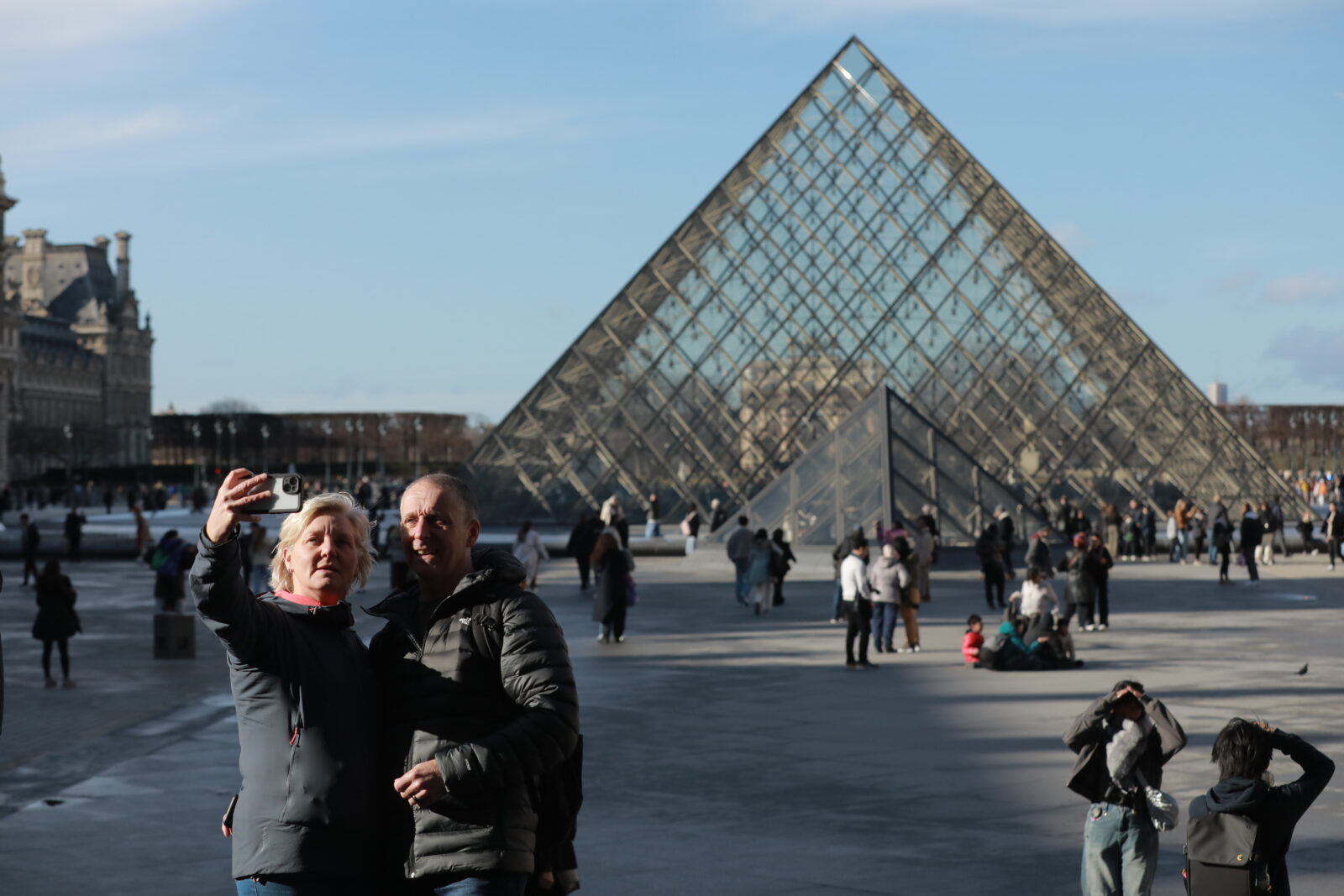 People visit the Louvre Museum, which is facing a major crisis due to overcrowding, aging infrastructure and increasing logistical problems, in Paris, France, January 27, 2025. (AA Photo)