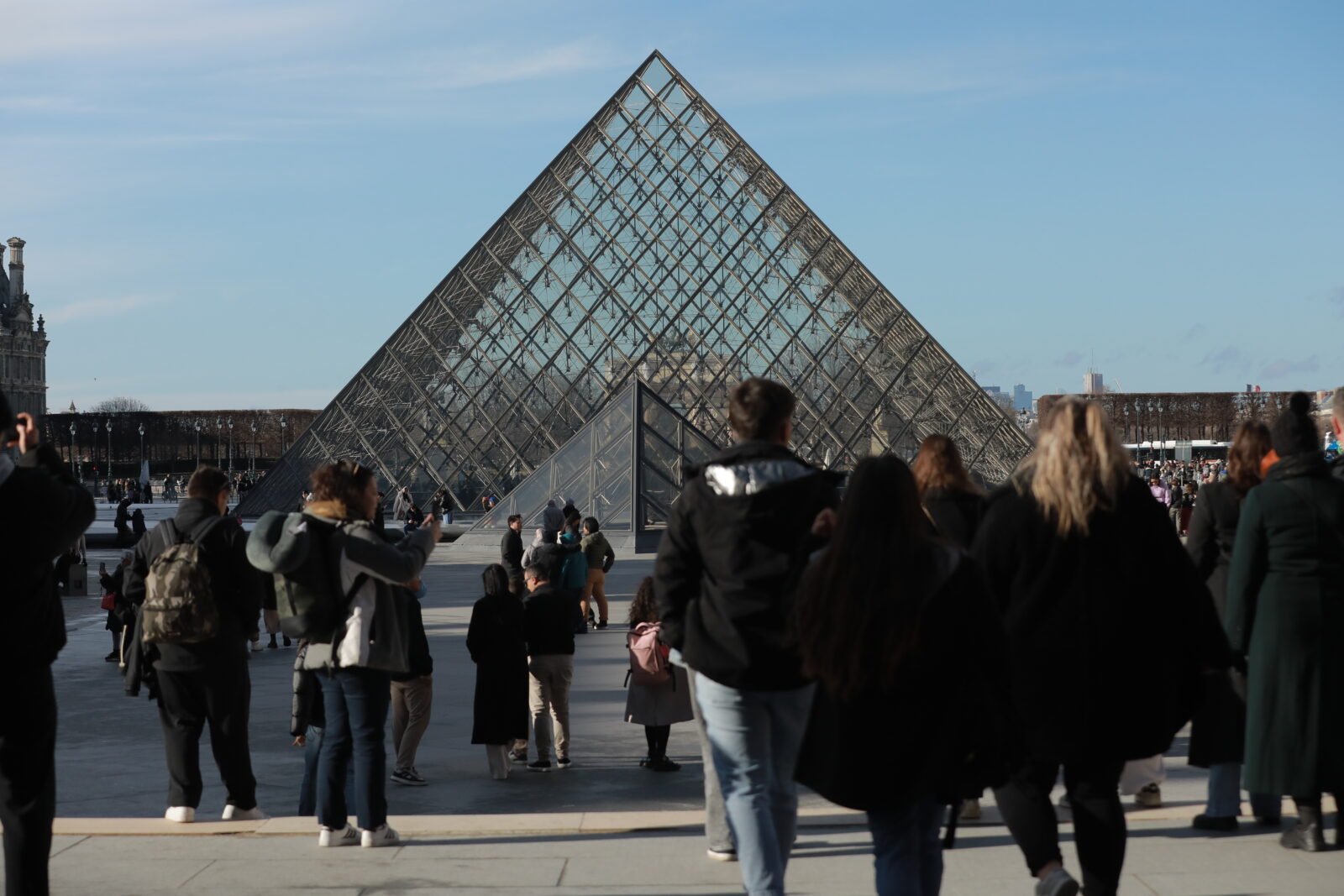 People visit the Louvre Museum, which is facing a major crisis due to overcrowding, aging infrastructure and increasing logistical problems, in Paris, France, January 27, 2025. (AA Photo)