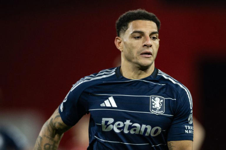 Aston Villa defender Diego Carlos, Jan. 9, 2025. (Photo via MSN)