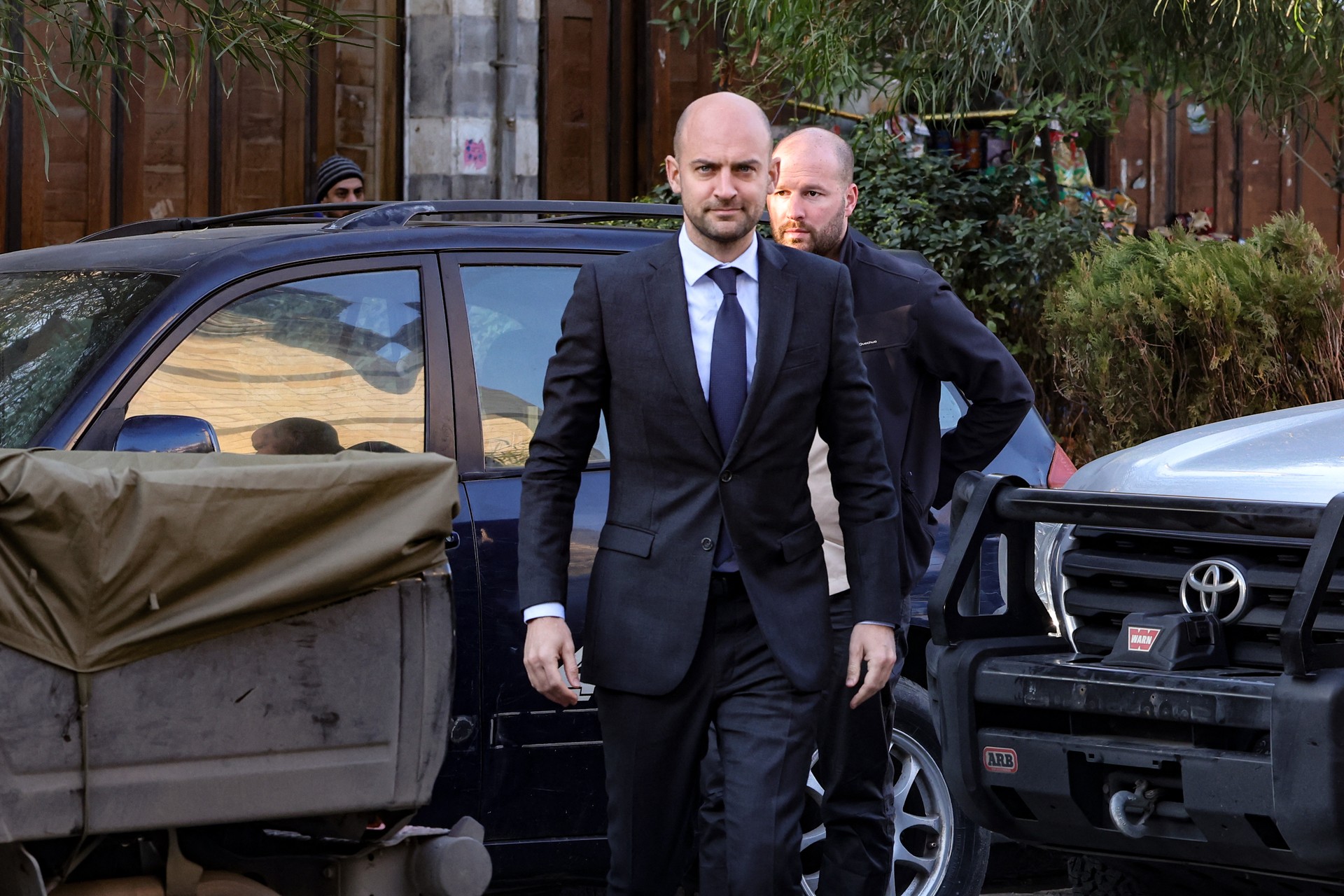 German, French FM's visit Damascus for talks with Syria's new leadership