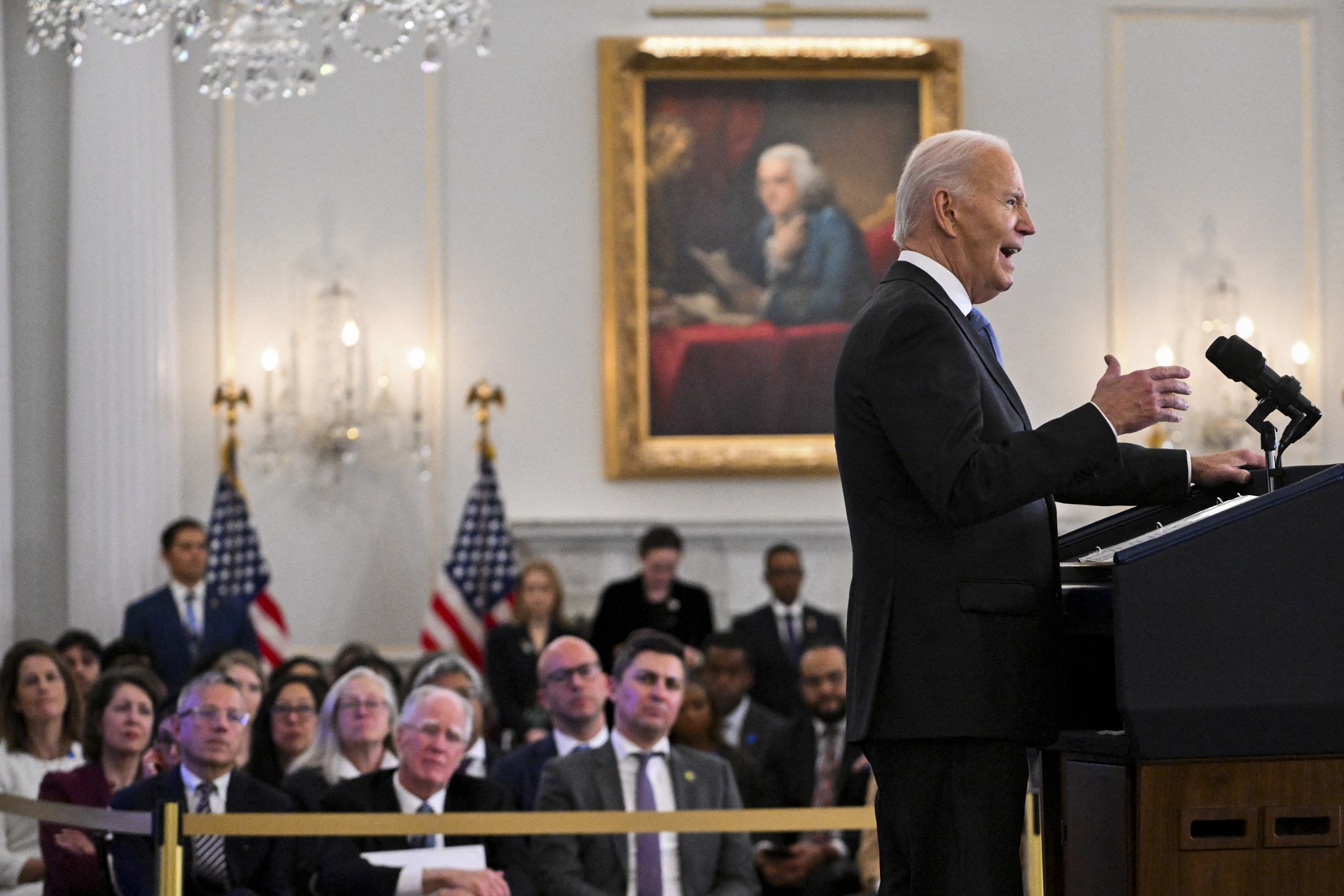 China 'will never surpass us,' says Biden in farewell address