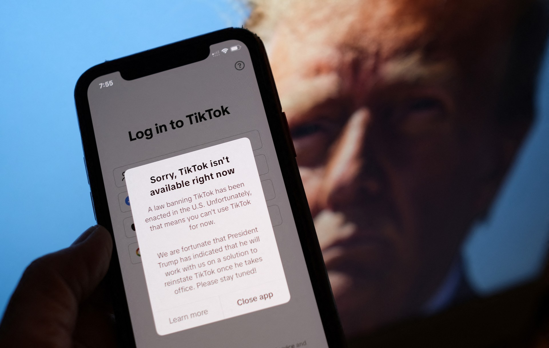 TikTok restores service in US after brief outage, credits Trump for reversal