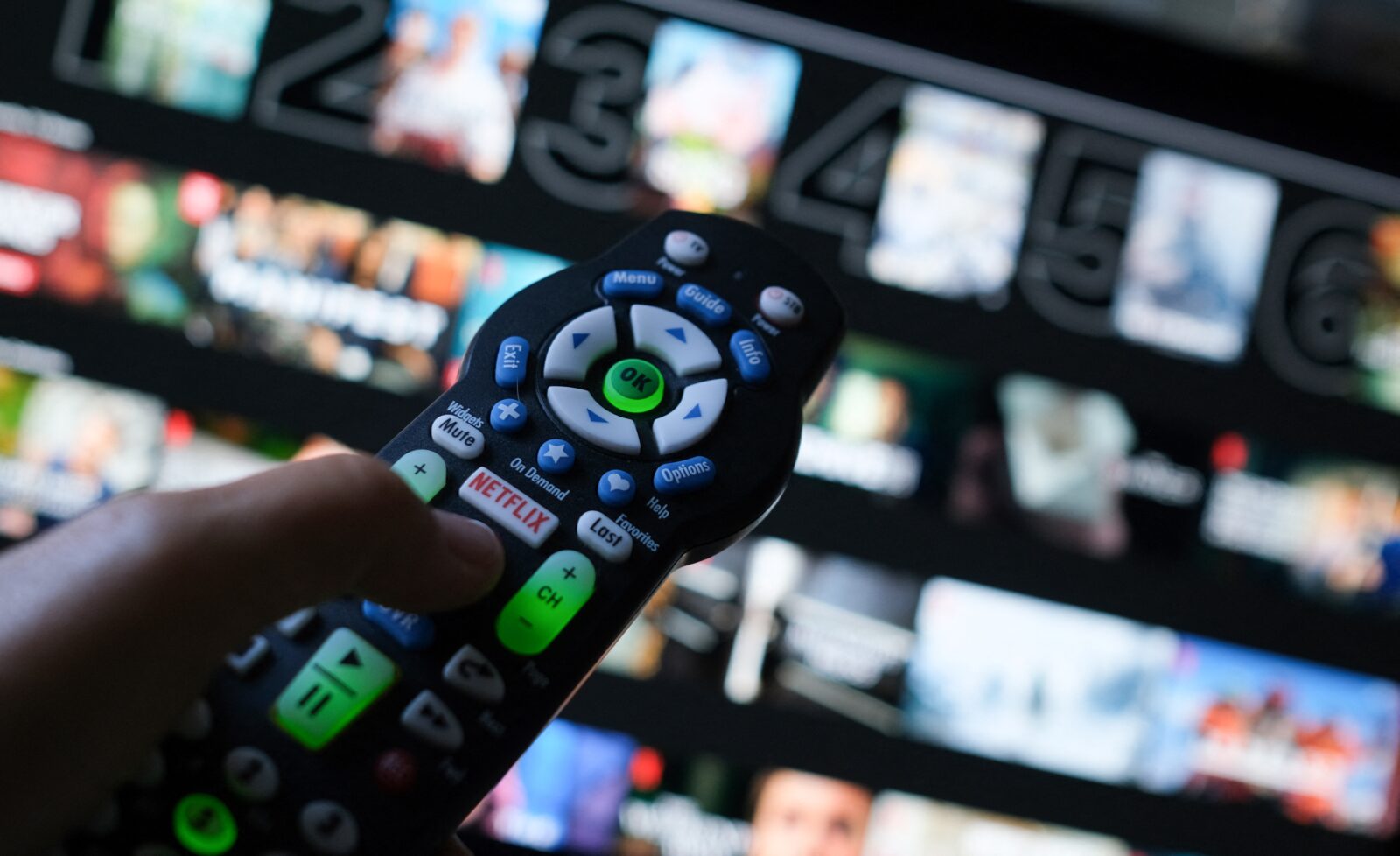 File photo shows the Netflix logo is seen on a TV remote in Los Angeles, U.S, on Jul. 19, 2022. (AFP Photo)