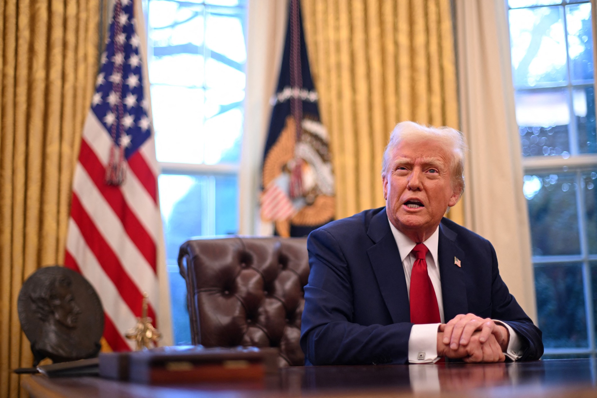 Trump seeks to temper expectations, says 'no rush' for controversial Gaza plan