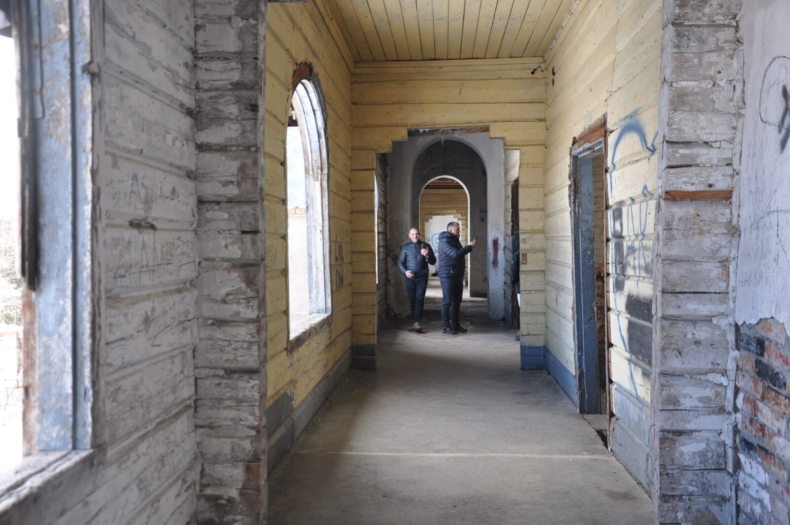 Interior of Russian Tsar Nicholas II's Hunting Lodge in Sarikamis, Kars, Türkiye, Jan. 21, 2025. (IHA Photo)